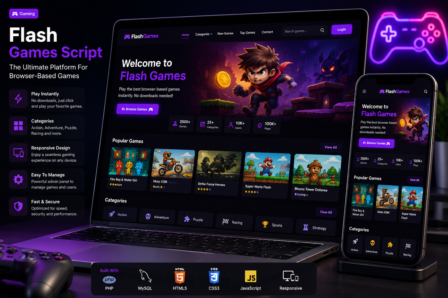 Flash Games Script